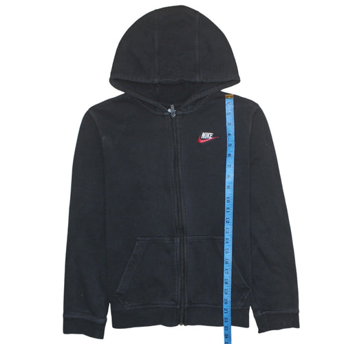 Nike Teens Black Full Zip Hoodie XL Classic Fit Fleece