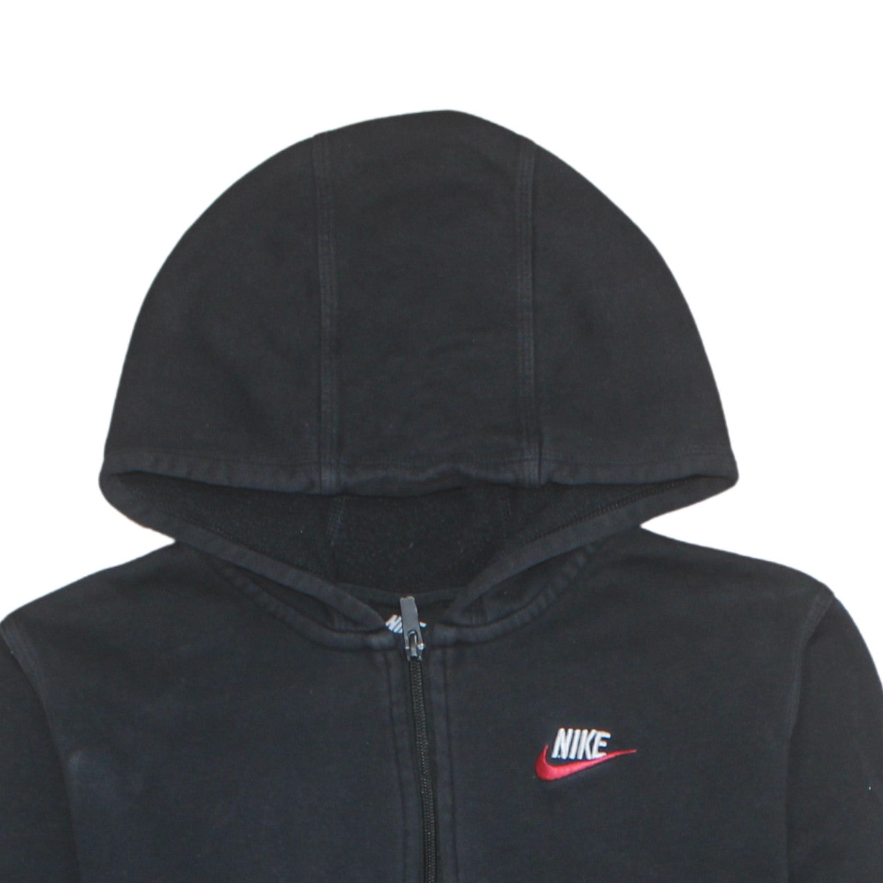 Nike Teens Black Full Zip Hoodie XL Classic Fit Fleece