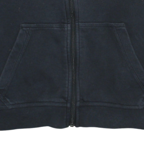 Nike Teens Black Full Zip Hoodie XL Classic Fit Fleece