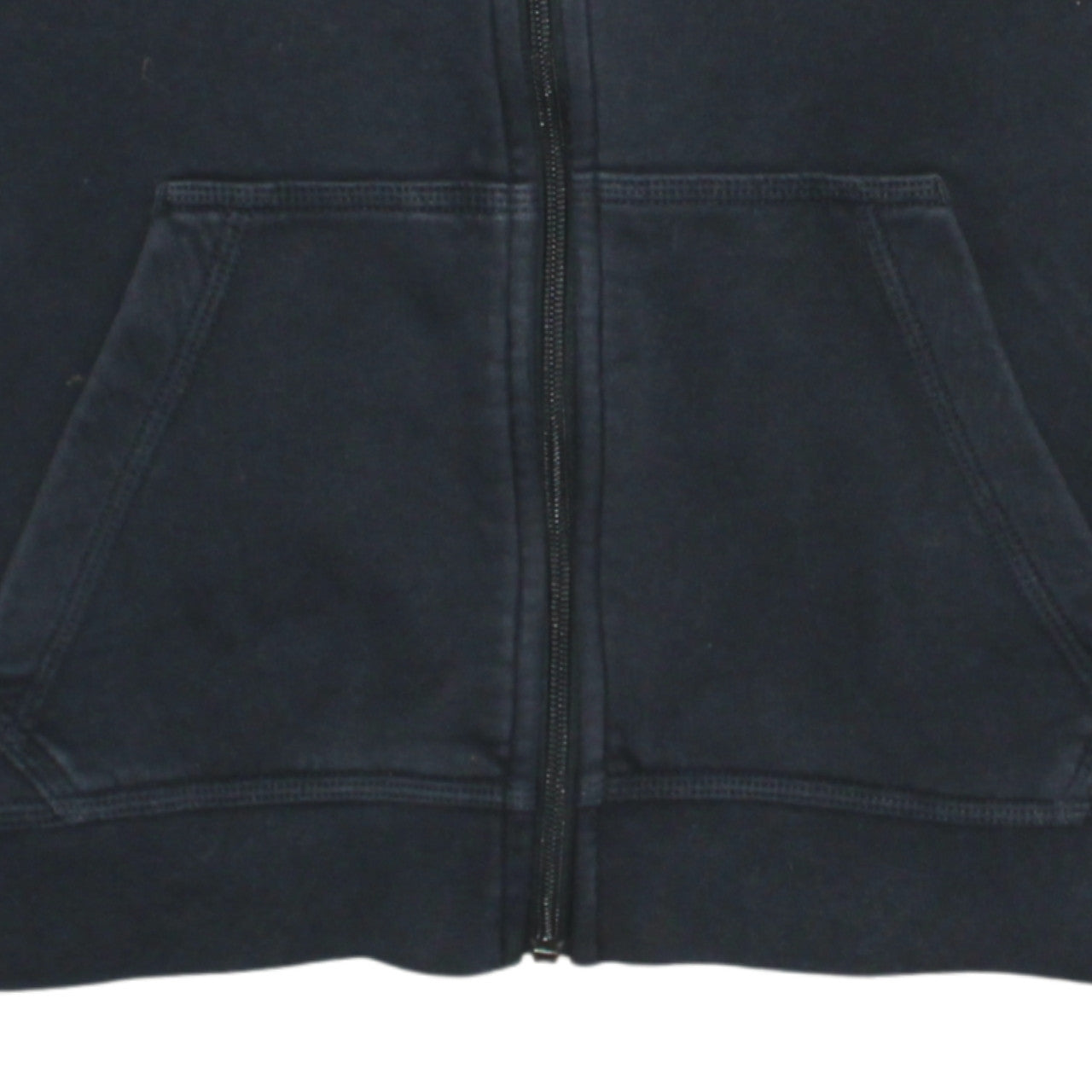 Nike Teens Black Full Zip Hoodie XL Classic Fit Fleece