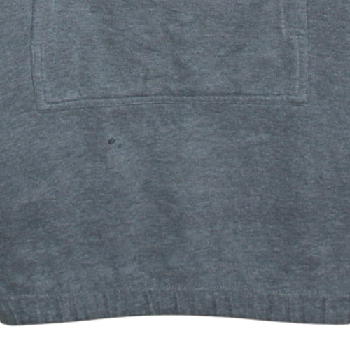 Ellesse Men's Grey Regular Fit Half Zip Hoodie Size M