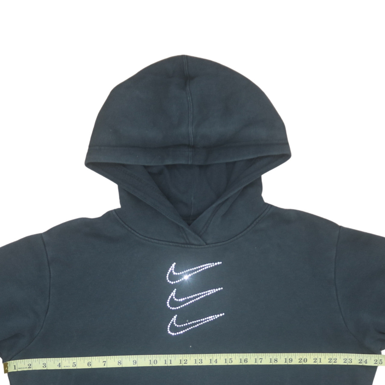 Nike Womens Black M Pullover Hoodie with Logo Detail