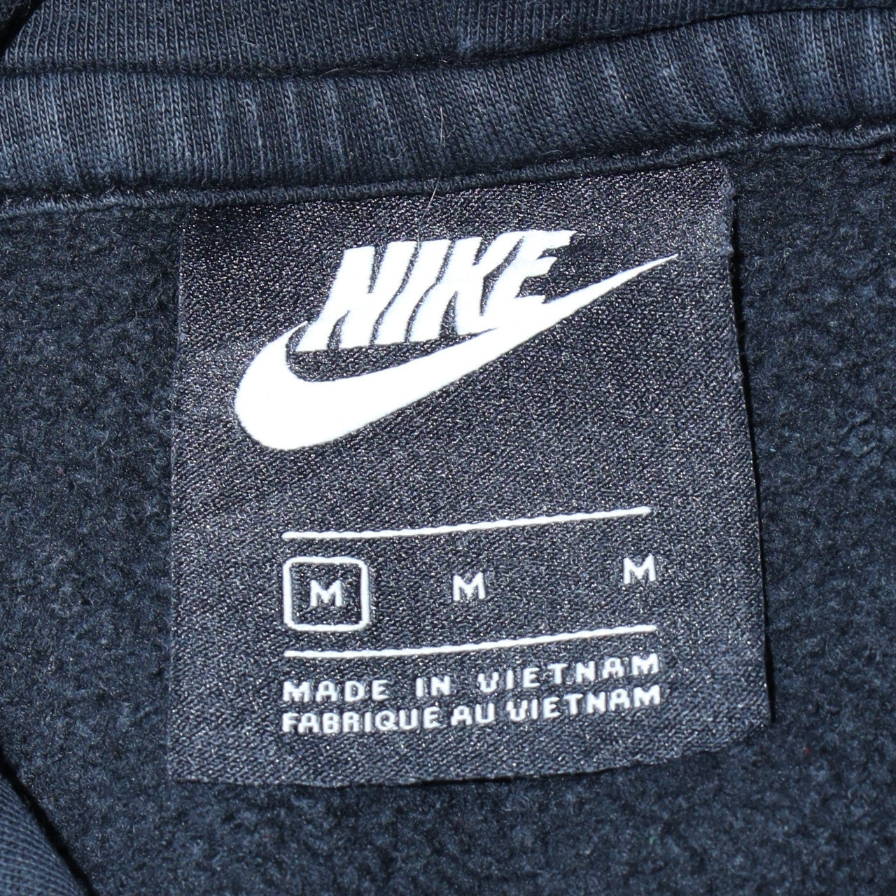 Nike Womens Black M Pullover Hoodie with Logo Detail