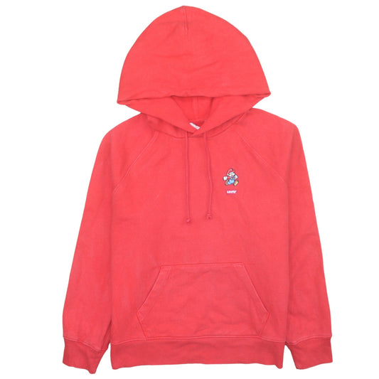 Levi's Men's Red Mario Embroidered Pullover Hoodie Size S