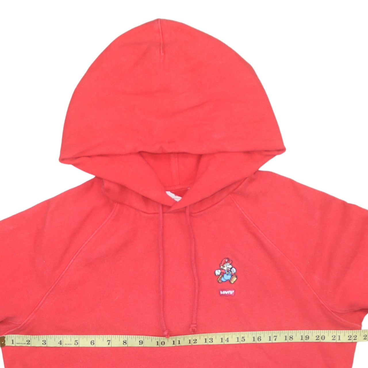 Levi's Men's Red Mario Embroidered Pullover Hoodie Size S