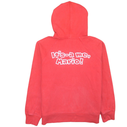 Levi's Men's Red Mario Embroidered Pullover Hoodie Size S