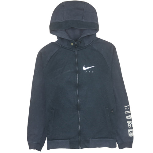 Nike Air Men's Black Full Zip Hoodie Fleece Size M Sportswear