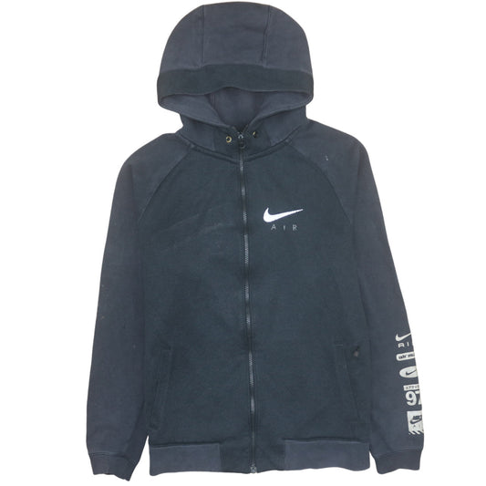 Nike Air Men's Black Full Zip Hoodie Fleece Size M Sportswear