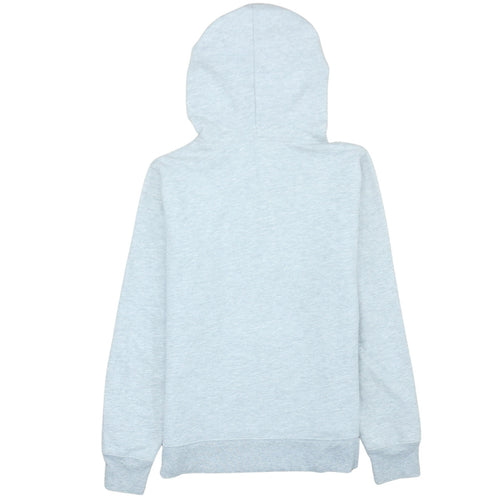 GAP Womens Light Grey Pullover Hoodie Small Cotton Blend Logo Casual