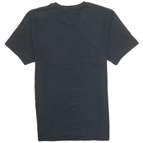 Levi's Men's Black Small Logo Crew Neck Cotton T-Shirt
