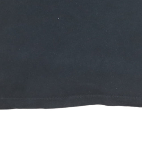 Levi's Men's Black Small Logo Crew Neck Cotton T-Shirt