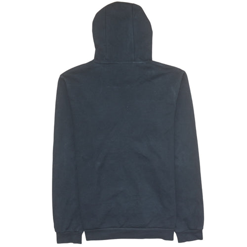 Adidas Men's Black Small Pullover Hoodie with Logo and Drawstring