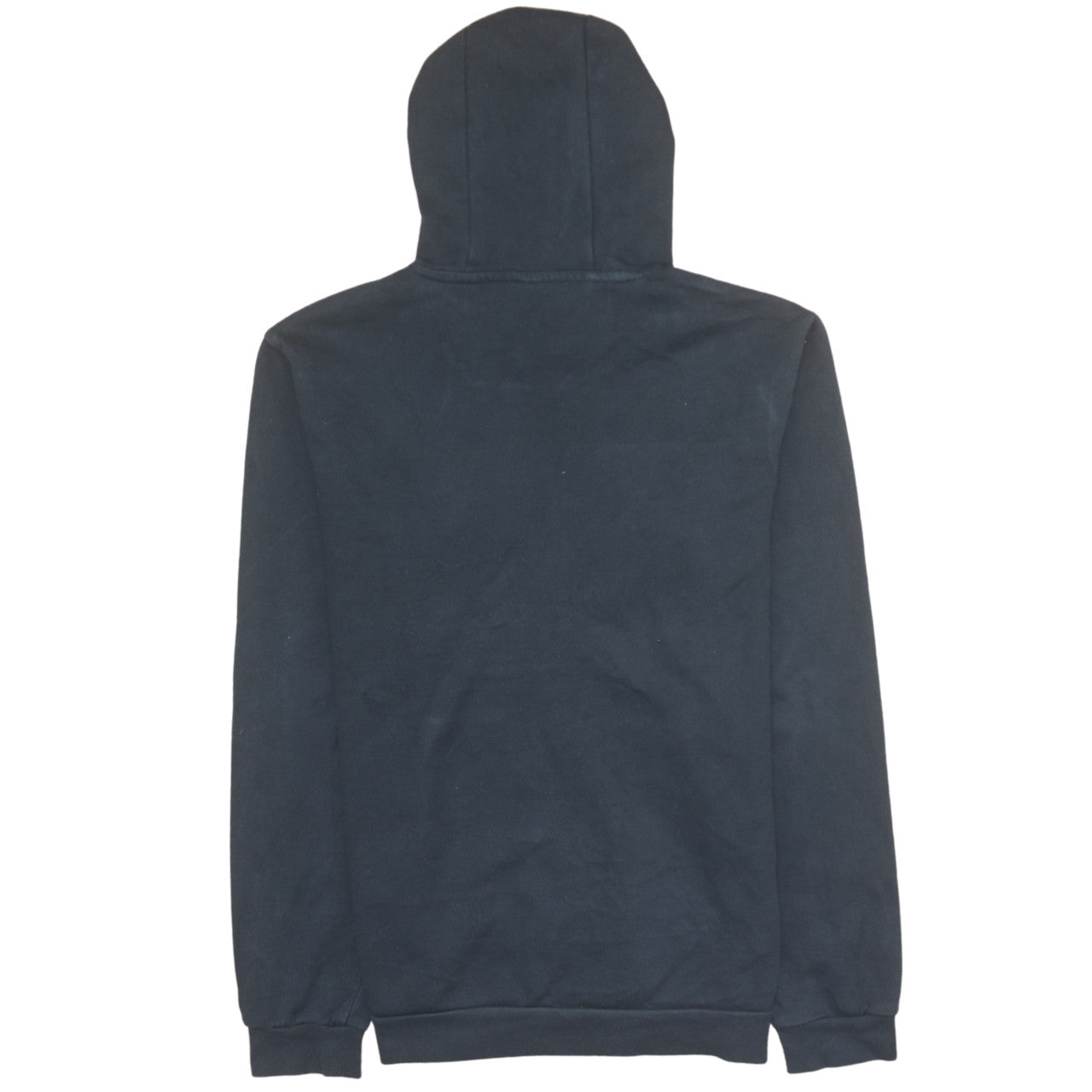 Adidas Men's Black Small Pullover Hoodie with Logo and Drawstring