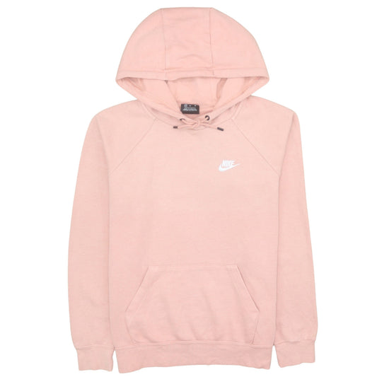 Nike Women's Pink Pullover Hoodie Medium Cotton Blend Casual