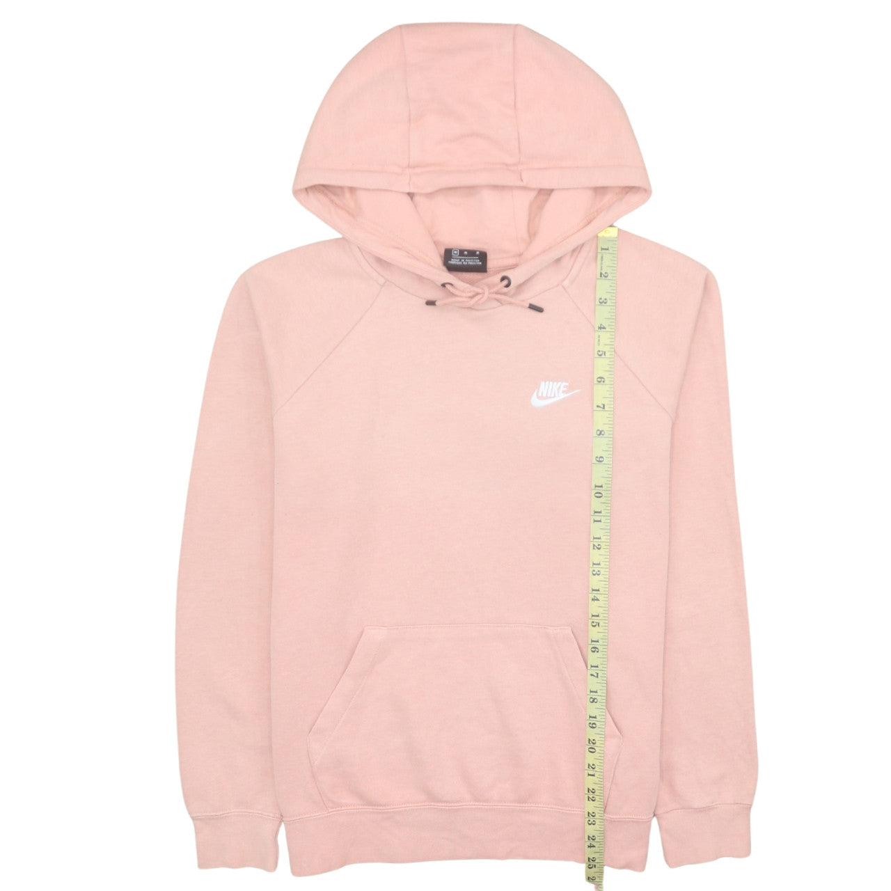 Nike Women's Pink Pullover Hoodie Medium Cotton Blend Casual