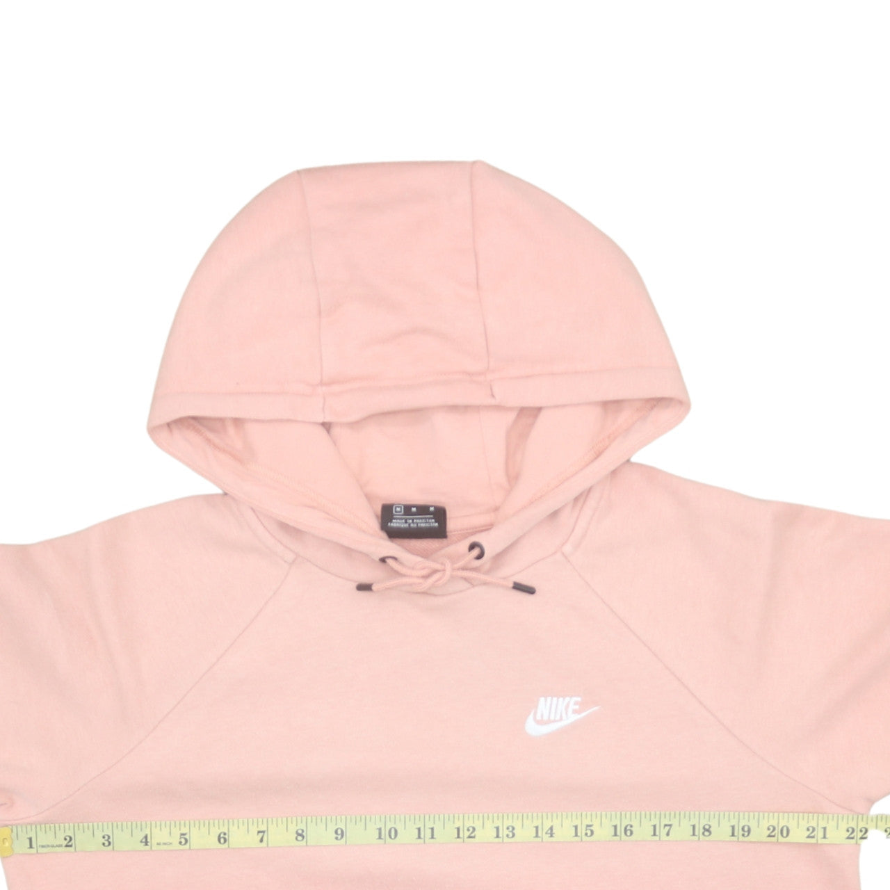 Nike Women's Pink Pullover Hoodie Medium Cotton Blend Casual