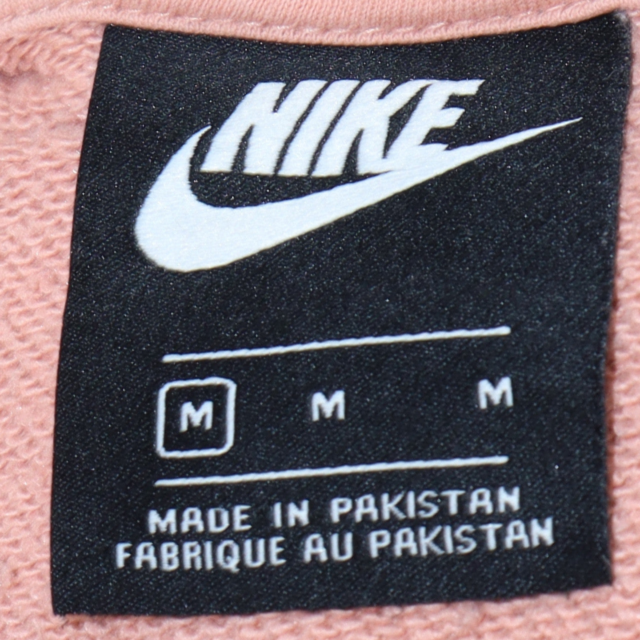 Nike Women's Pink Pullover Hoodie Medium Cotton Blend Casual