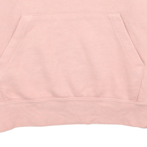 Nike Women's Pink Pullover Hoodie Medium Cotton Blend Casual