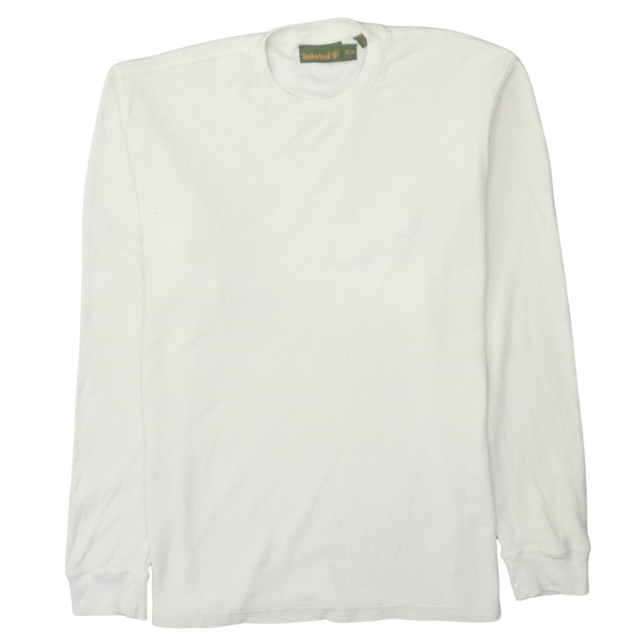 Timberland Men White 2XL Pullover Cotton Sweatshirt Classic Fit