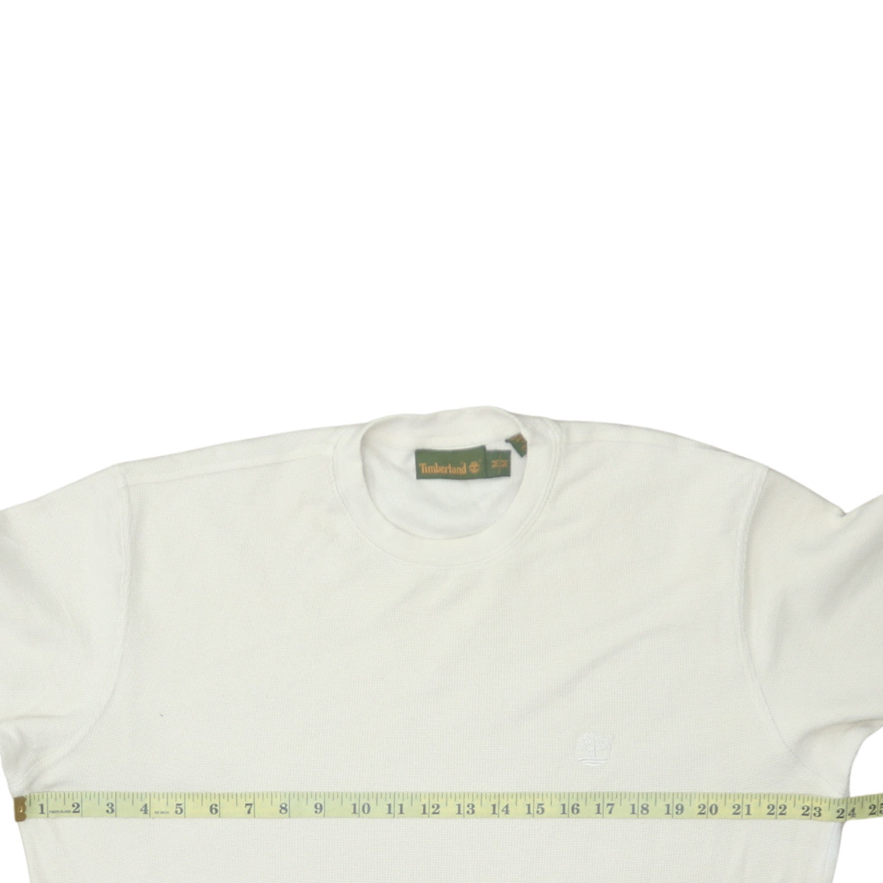 Timberland Men White 2XL Pullover Cotton Sweatshirt Classic Fit