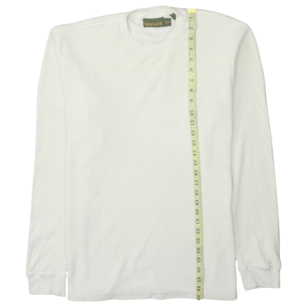 Timberland Men White 2XL Pullover Cotton Sweatshirt Classic Fit