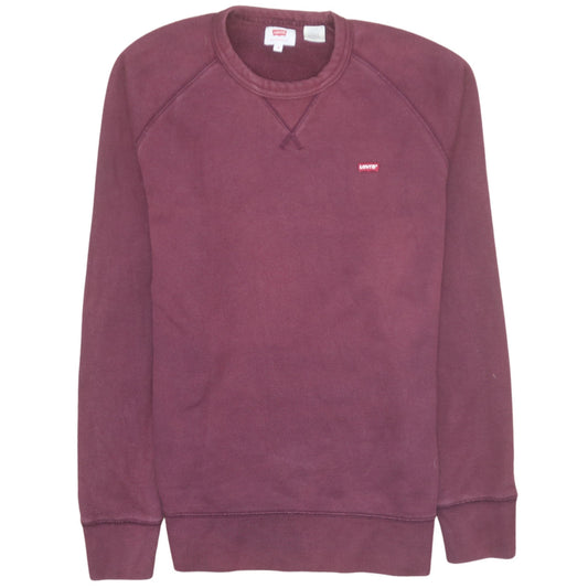 Levi's Men's Purple Crew Neck Pullover Sweatshirt Size S