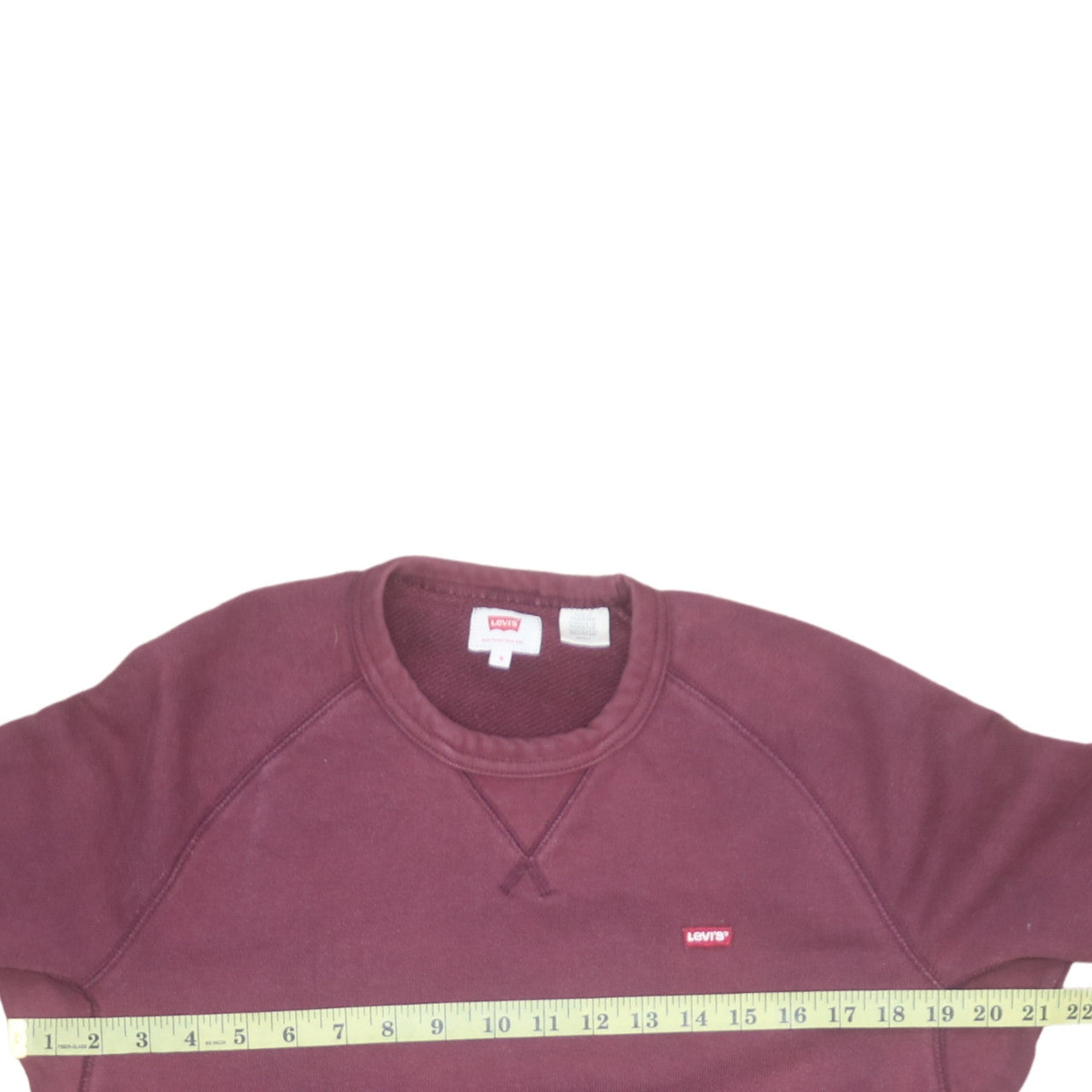 Levi's Men's Purple Crew Neck Pullover Sweatshirt Size S