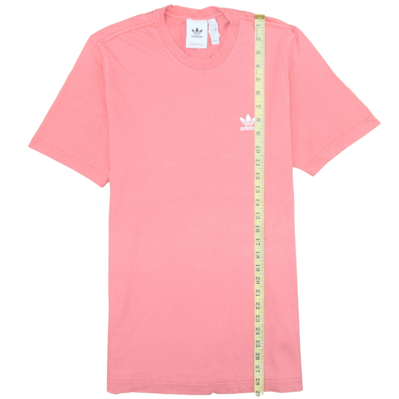 Adidas Women’s Pink Basic Cotton Crew Neck Short Sleeve T-Shirt M