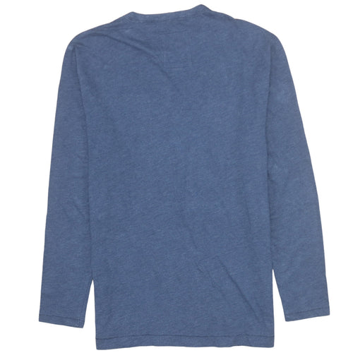G-Star RAW Men's Blue Long Sleeve Cotton Pullover Sweatshirt L