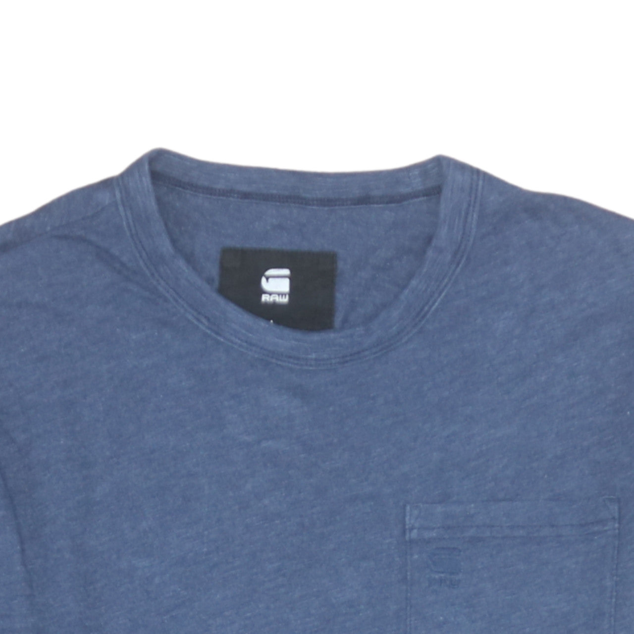 G-Star RAW Men's Blue Long Sleeve Cotton Pullover Sweatshirt L