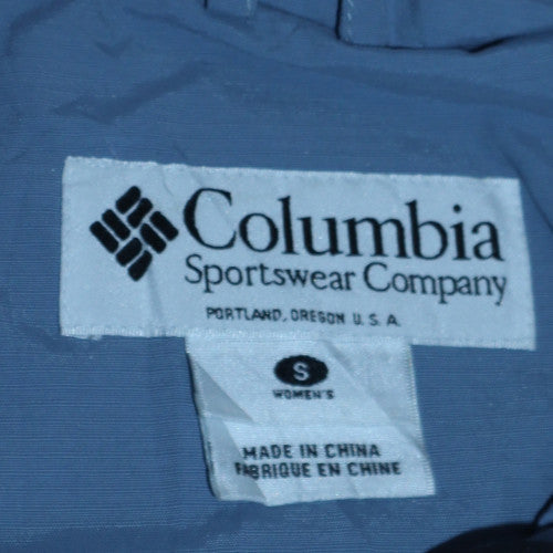 Columbia Women’s Blue Hooded Waterproof Ski Jacket Size S