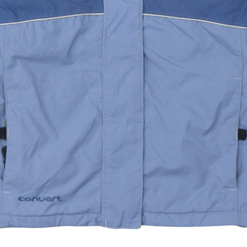 Columbia Women’s Blue Hooded Waterproof Ski Jacket Size S