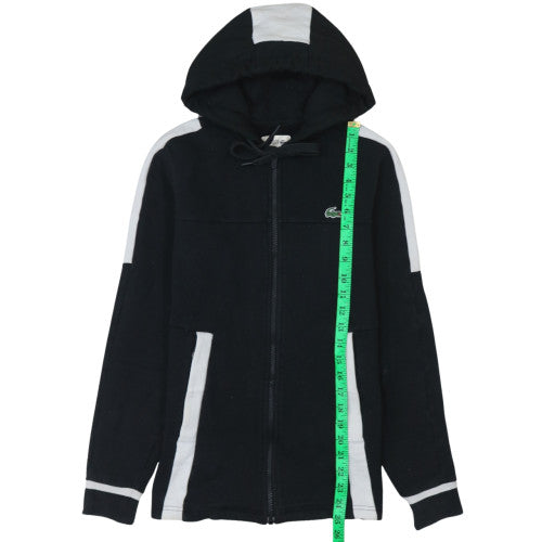 Lacoste Sport Men's Black XS Full Zip Hoodie with Logo