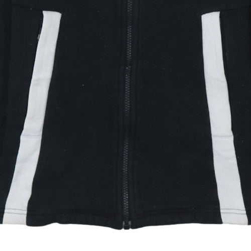 Lacoste Sport Men's Black XS Full Zip Hoodie with Logo