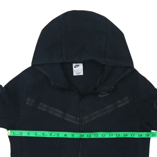 Nike Teens Black XL Full Zip Fleece Hoodie Sweatshirt