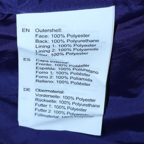 Helly Hansen Womens Blue Waterproof Hooded Rain Jacket XS