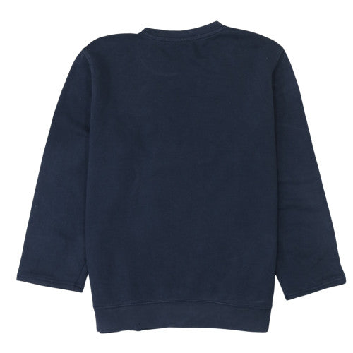 Champion Men's Blue Crew Neck Long Sleeve Pullover Sweatshirt Size L