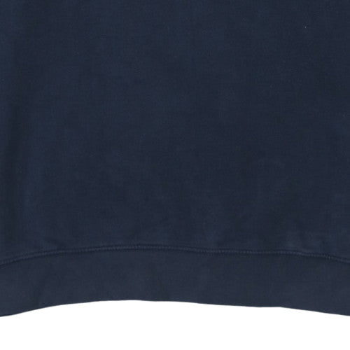 Champion Men's Blue Crew Neck Long Sleeve Pullover Sweatshirt Size L