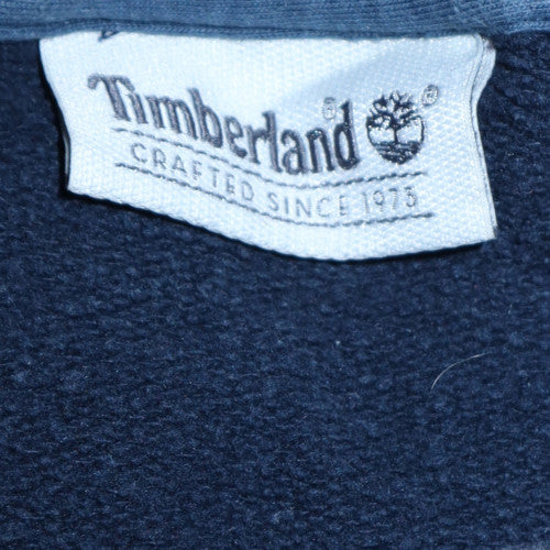 Timberland Mens Navy Blue Crew Neck Sweatshirt Size L Cotton Blend