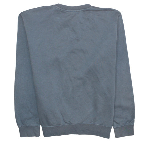 Nike Men's Grey Pullover Sweatshirt M Crew Neck Logo Fleece