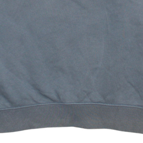 Nike Men's Grey Pullover Sweatshirt M Crew Neck Logo Fleece