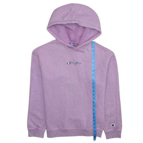 Champion Womens Lilac XL Pullover Hoodie 100% Cotton Casual
