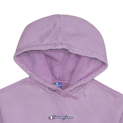 Champion Womens Lilac XL Pullover Hoodie 100% Cotton Casual