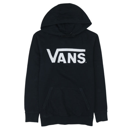 Vans Mens Black Small Pullover Hoodie Fleece Graphic Print