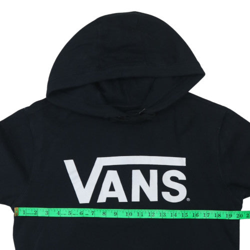 Vans Mens Black Small Pullover Hoodie Fleece Graphic Print