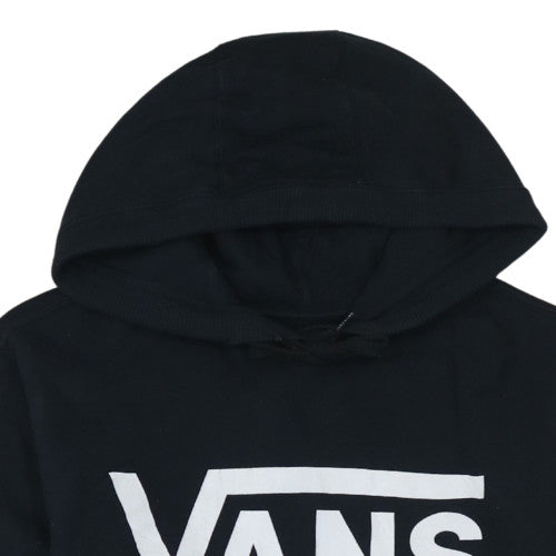 Vans Mens Black Small Pullover Hoodie Fleece Graphic Print