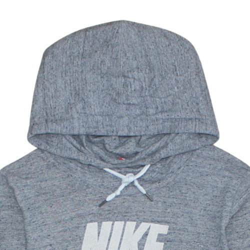 Nike Men's Grey Pullover Hoodie M Sportswear Graphic Print