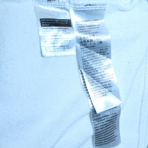 Levi's Men's White Relaxed Fit Pullover Hoodie Size M