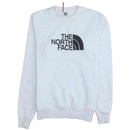 The North Face Men's White Pullover Sweatshirt M Outdoor Fleece