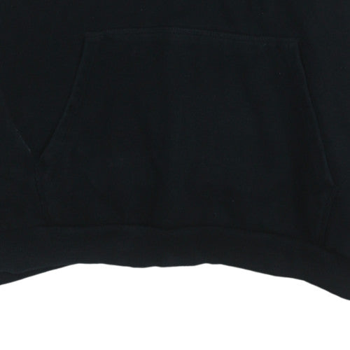 Ellesse Men’s Black Pullover Hoodie L Sports Logo Fleece